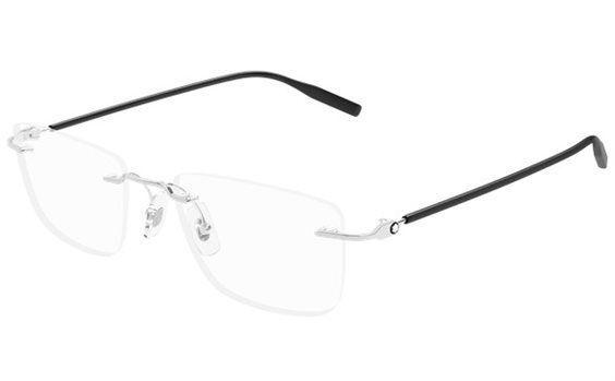 Montura de gafas Montblanc Hombre MB0431O002-SILVER-SILVER-TRANSPARENT53 - MB0431O002-SILVER-SILVER-TRANSPARENT53